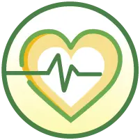 Supports a Healthy Heart Illustration of Supports a Healthy Heart